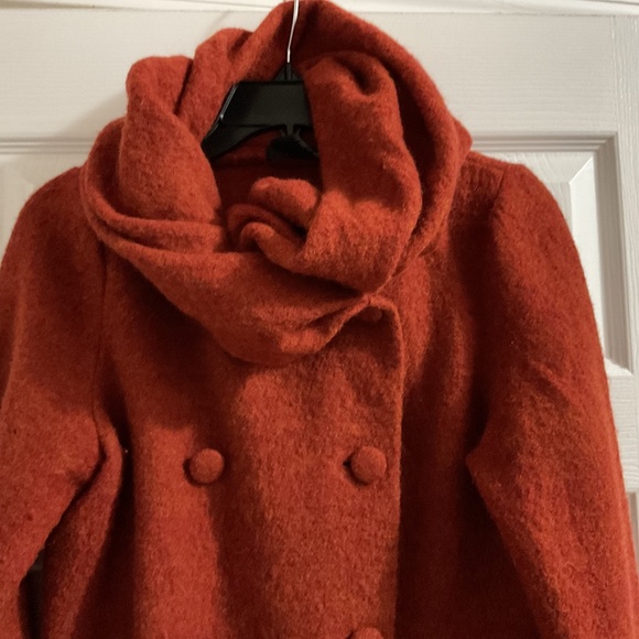 Women’s Willi Smith Boiled Wool Double-breasted Shawl Collar Jacket, M - Picture 3 of 7